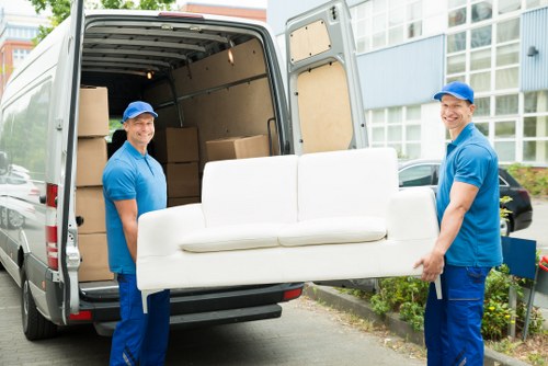 Local removals team handling a flat move near Kennington Park