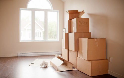 Commercial moving team planning a business relocation in Kennington