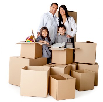 Office relocation service in Kennington with packed equipment